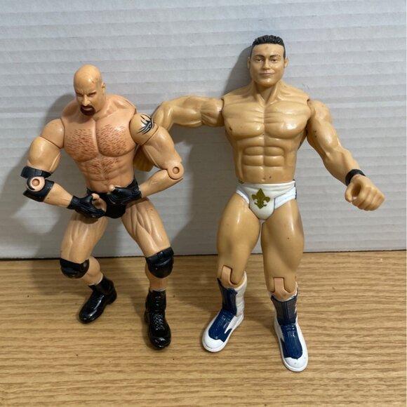 Lot Of 7 Vintage WWE Action Figures Late 90s/Early 2000s Mixed Wrestlers Collect - Picture 3 of 7